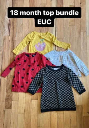 18 months Tops Bundle, Kids 24 Month (18-24M)