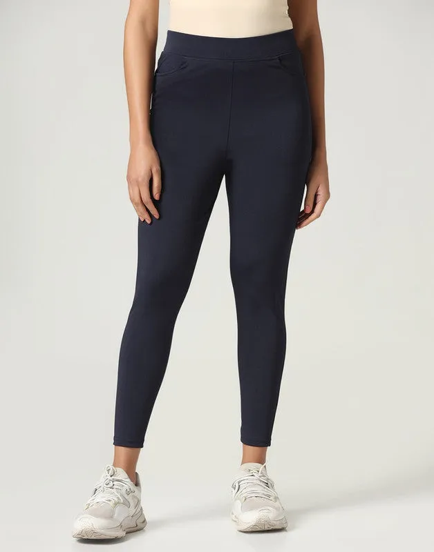 ACHAL Grey Jegging (Self Design)