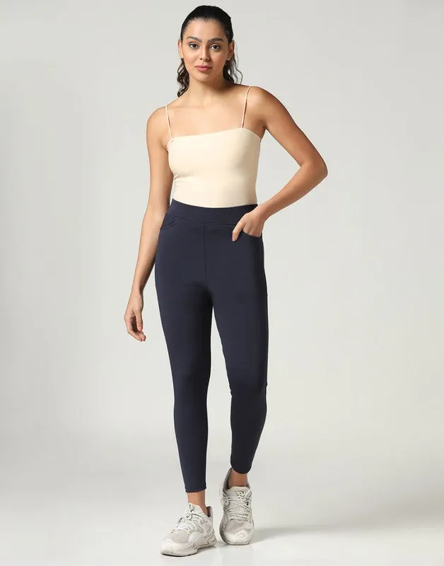 ACHAL Grey Jegging (Self Design)