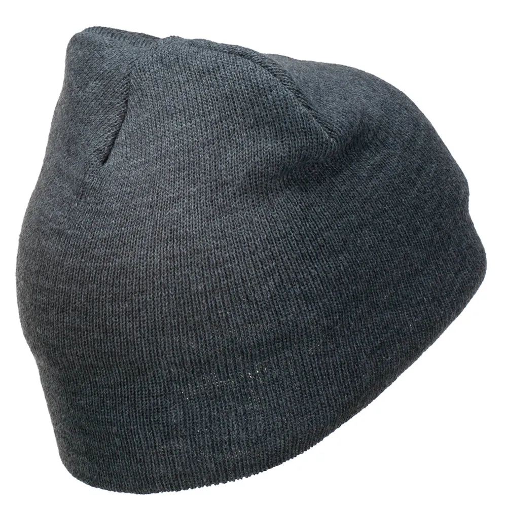 Alaska Embroidered Short Beanie