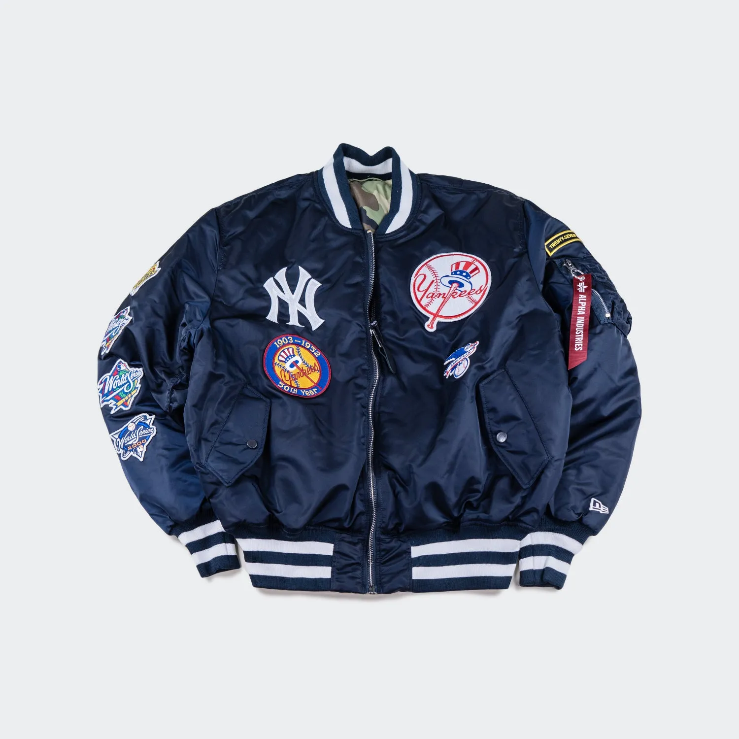 Alpha Industries x New Era New York Yankees MA-1 Bomber Jacket Navy