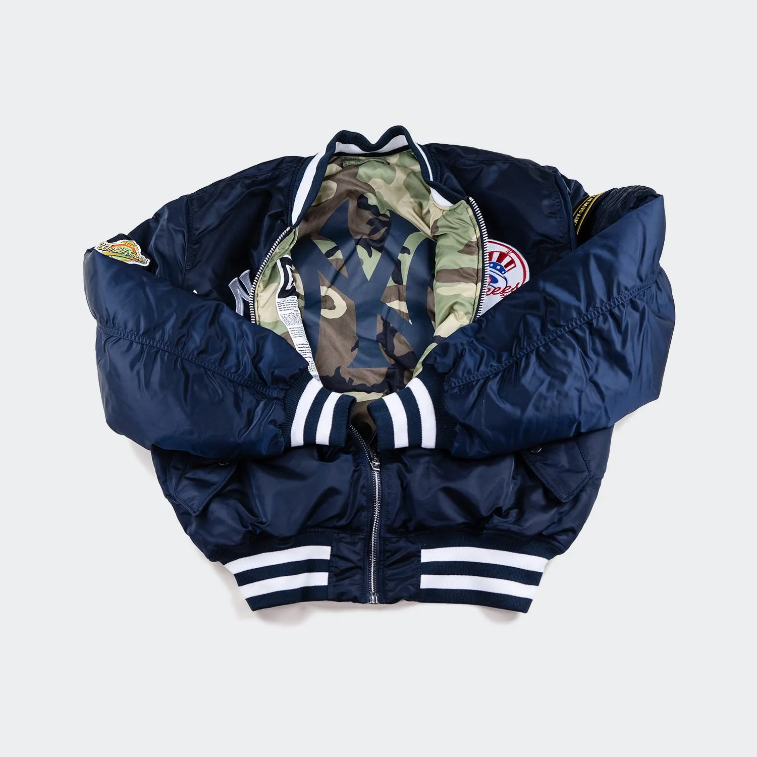 Alpha Industries x New Era New York Yankees MA-1 Bomber Jacket Navy