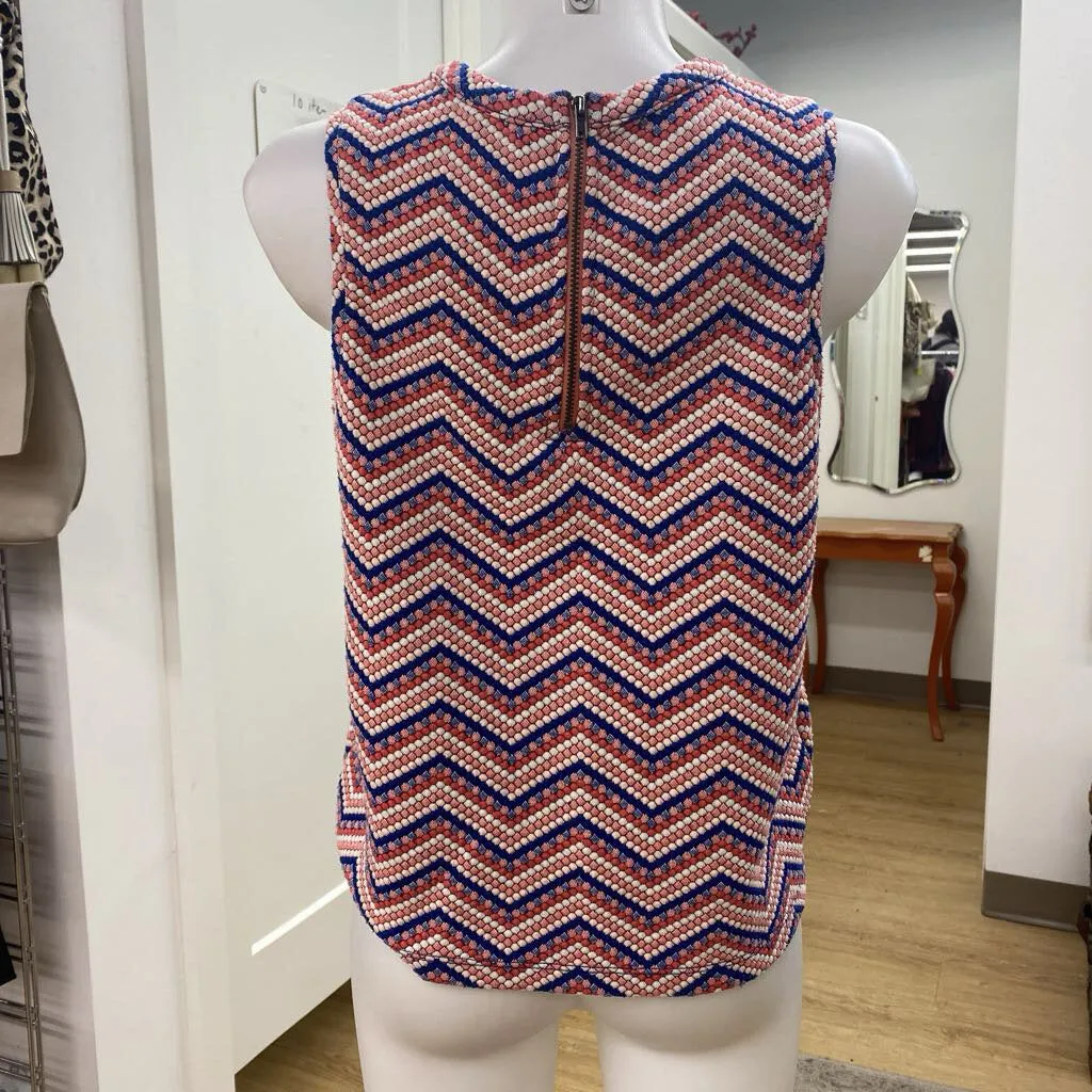 Anthropologie zigzag knit top L