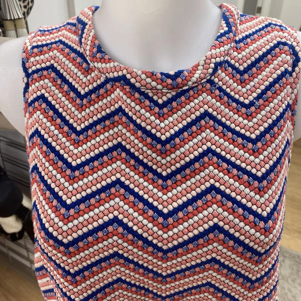 Anthropologie zigzag knit top L
