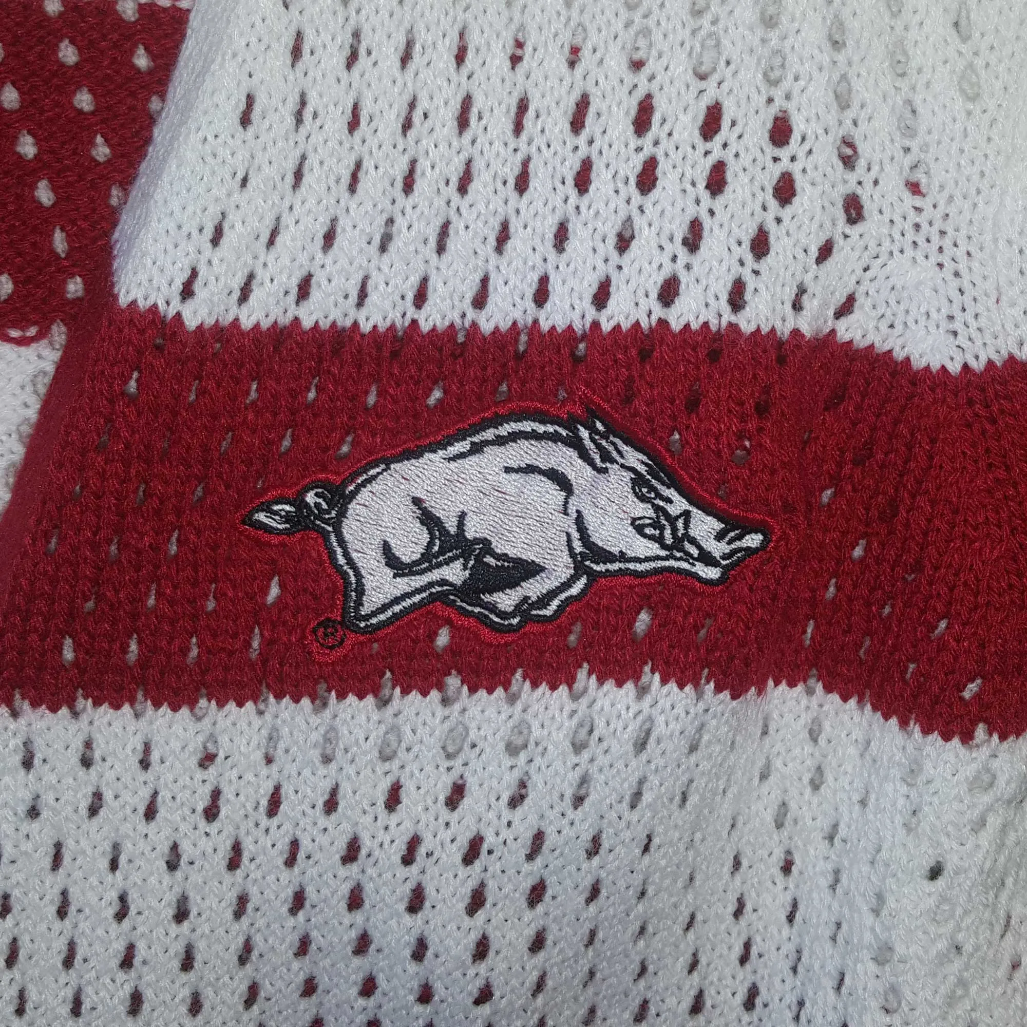 Arkansas Razorbacks Open Knit Cardigan