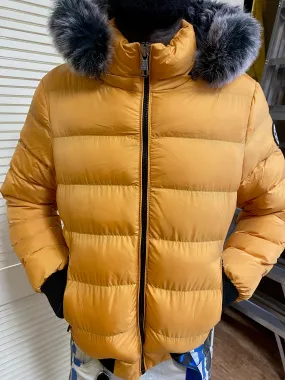 Avenue Paris - Men's Puffer Jacket - Yellow