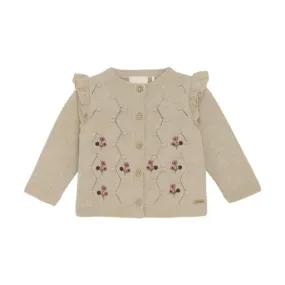 Baby CARDIGAN: BEIGE MELANGE
