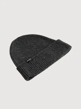 Beanie Hemavan Dark Grey Melange In Recycled Wool | Dedicated