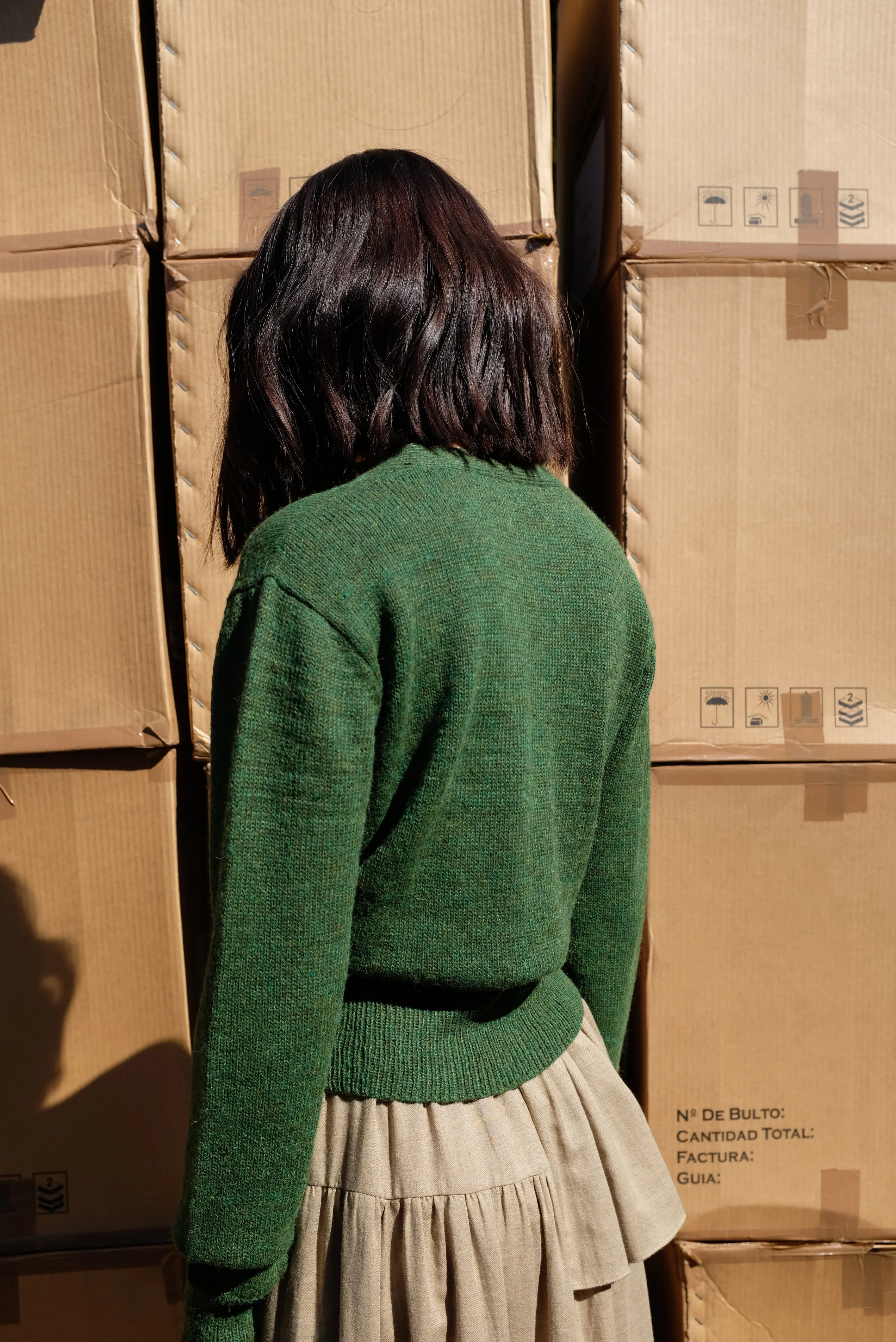 Beklina Alpaca Cardigan Sweater Fauna