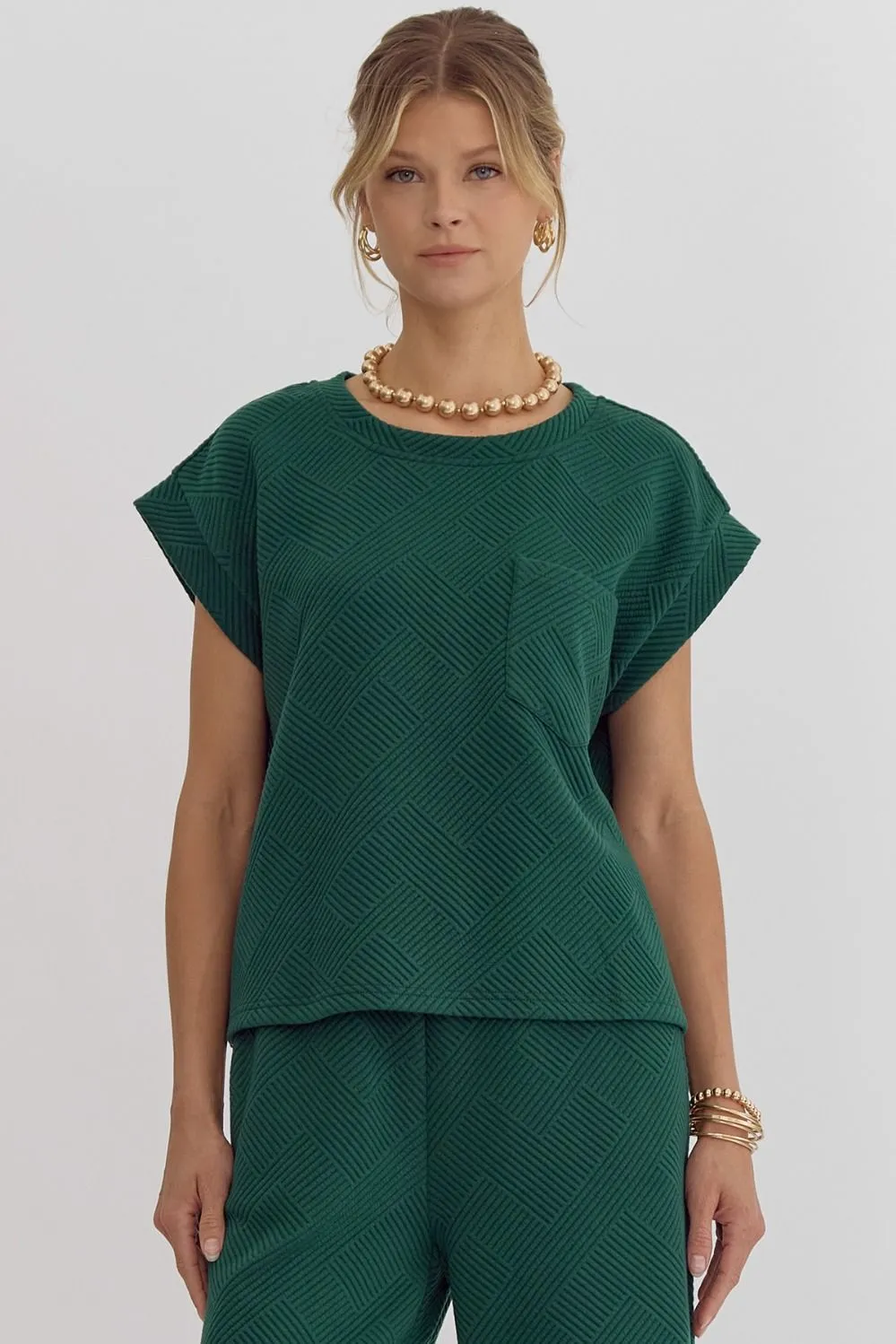 Braided Sleeves Top