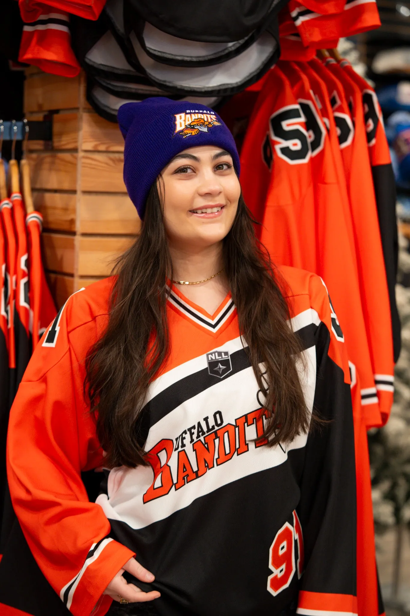 Buffalo Bandits Purple Knit
