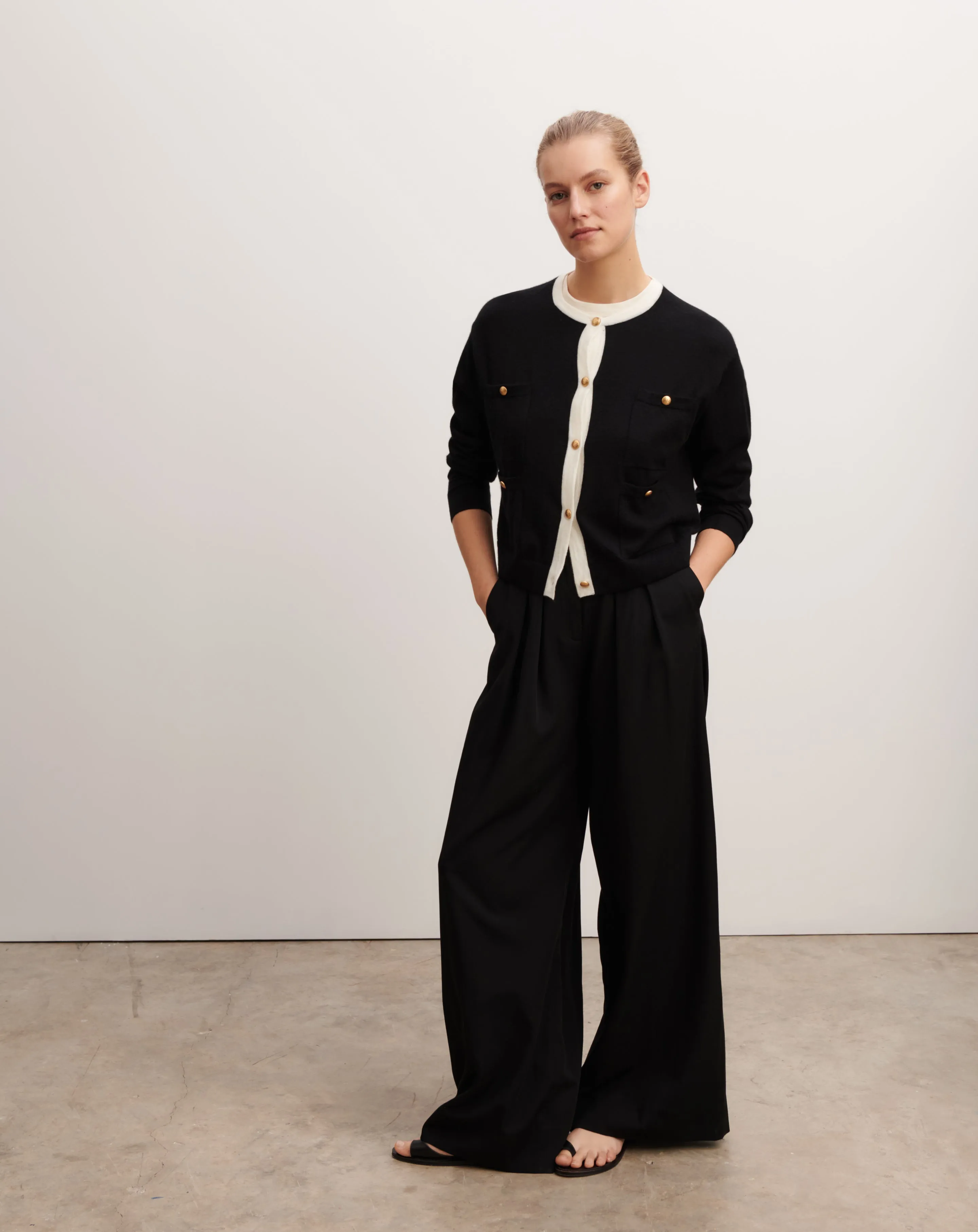 Cardigan ample ultrafin