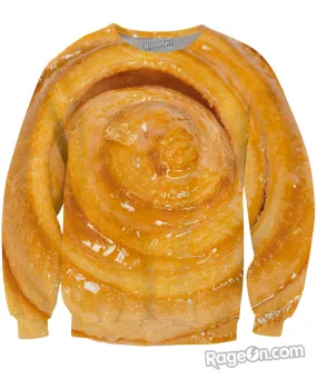 Cinnabon Cinnamon Roll Crewneck Sweatshirt