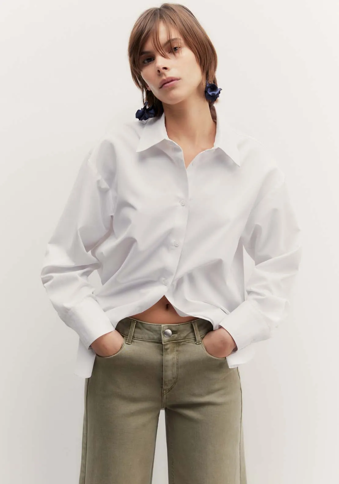 Culotte jeans - Khaki