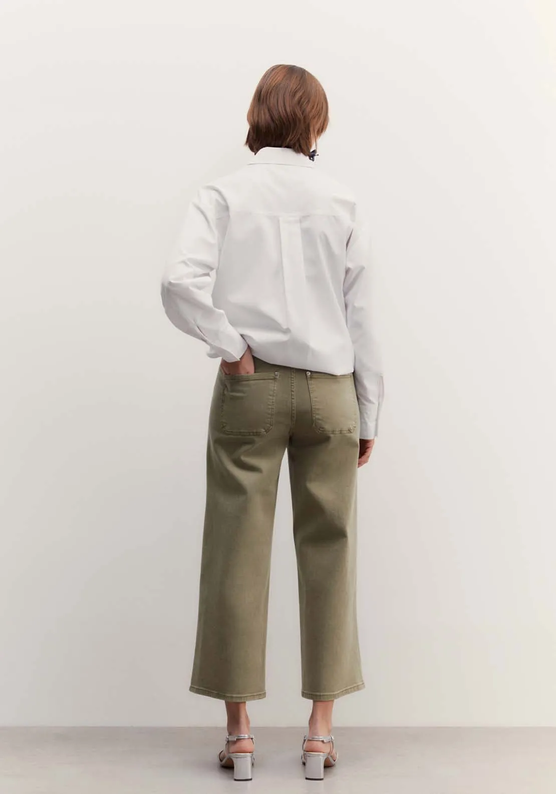 Culotte jeans - Khaki