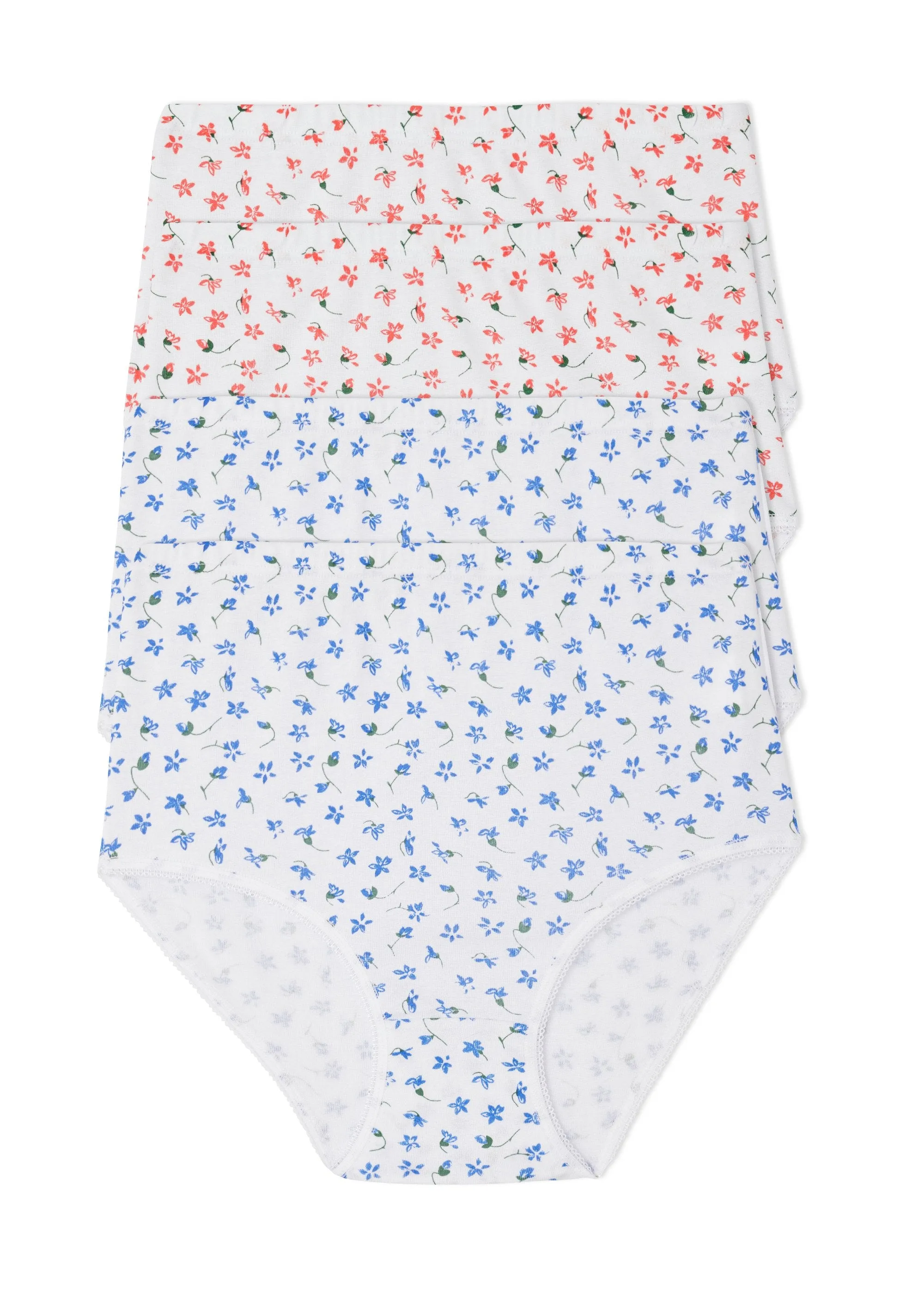 Culottes hautes imprimées - lot de 4
