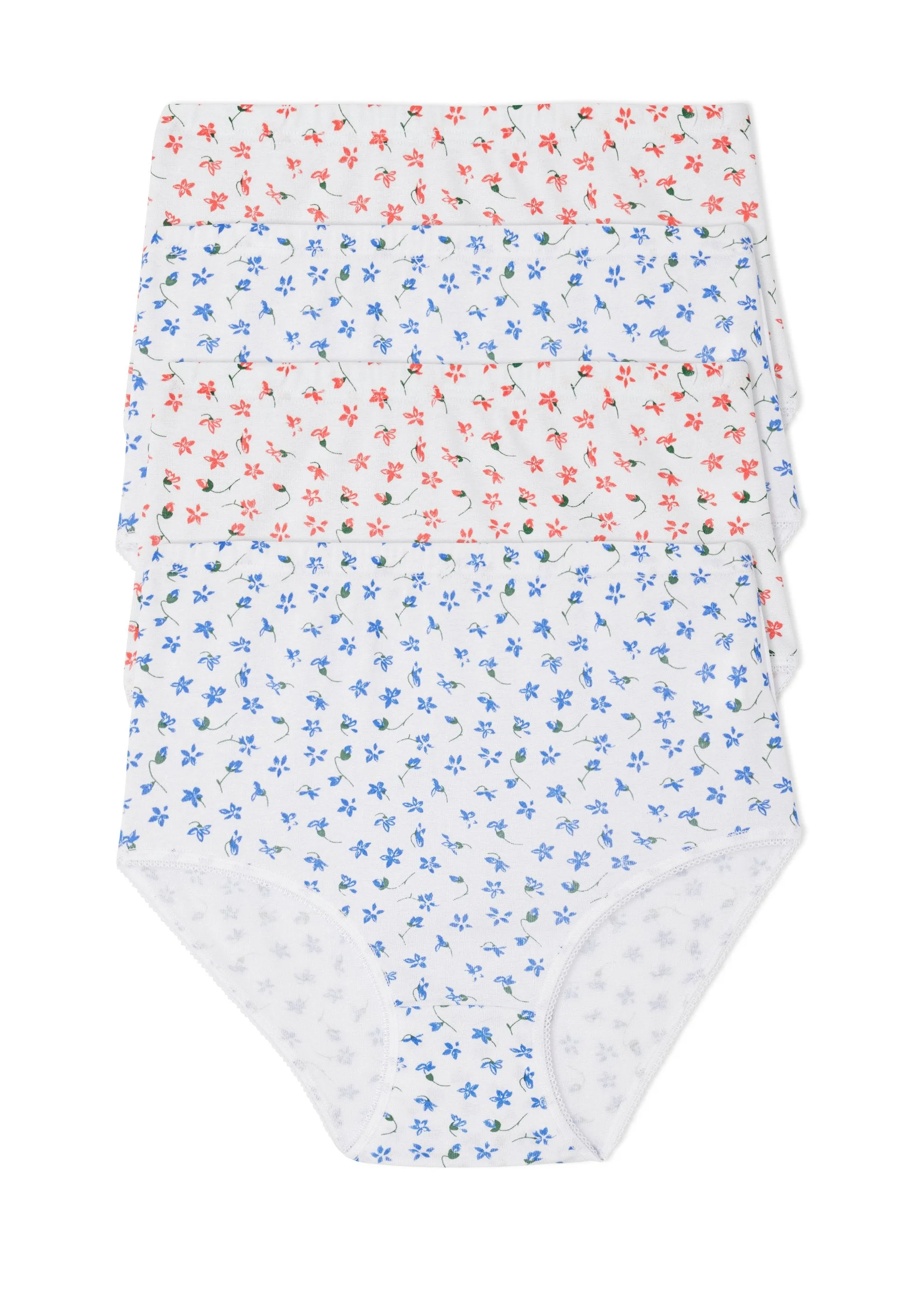 Culottes hautes imprimées - lot de 4