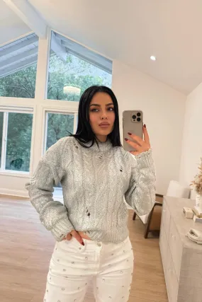 Delaney Metallic Sweater