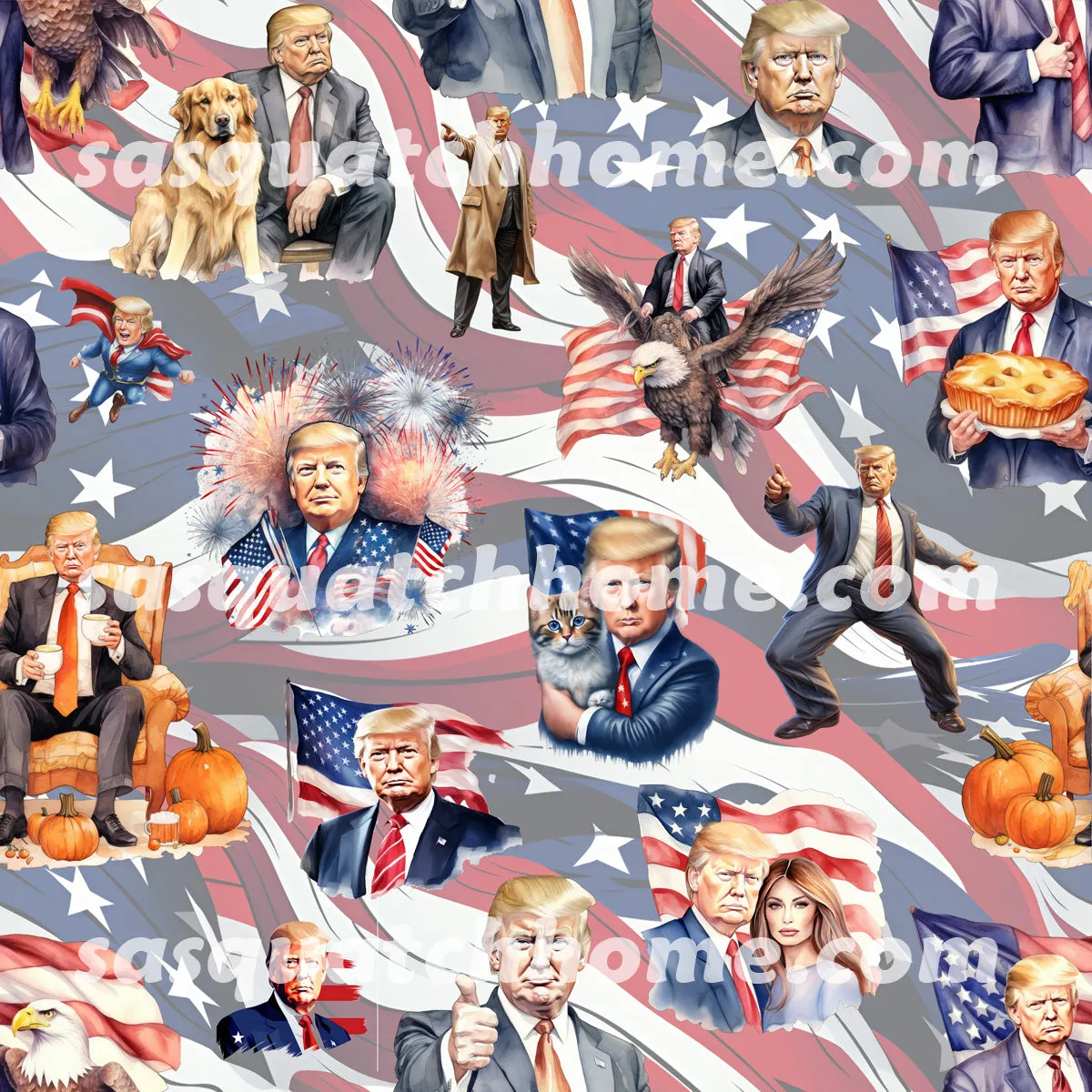 Donald Trump Themed Casual Jumpsuits for Women, MAGA Jumpsuit