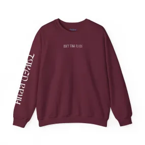 Don't talk to me, Crewneck Sweatshirt - Sarcastic Humor Jumper, Unisex Pullover, Hilarious Quote Top, Gift for Him/Her