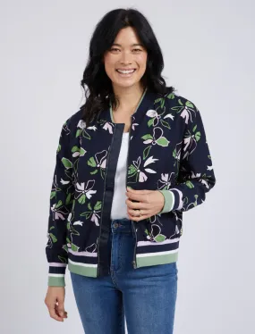 Elm Idyll Floral Bomber Jacket