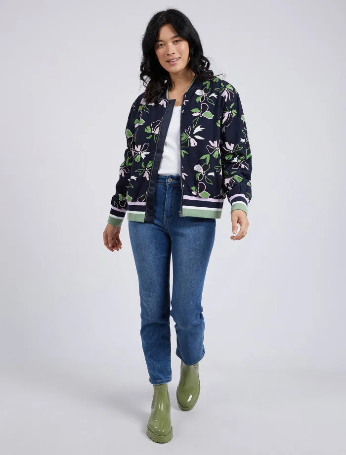 Elm Idyll Floral Bomber Jacket