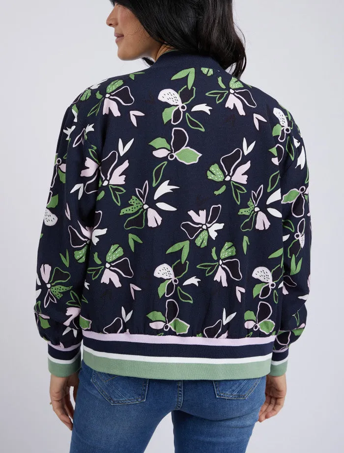 Elm Idyll Floral Bomber Jacket