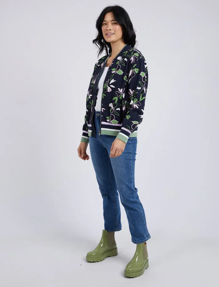 Elm Idyll Floral Bomber Jacket