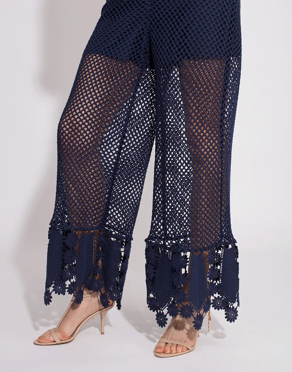 Fishnet Crochet Lace Jumpsuit