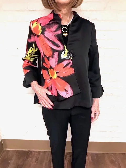 Floral Button Jacket