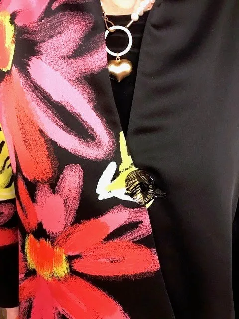 Floral Button Jacket