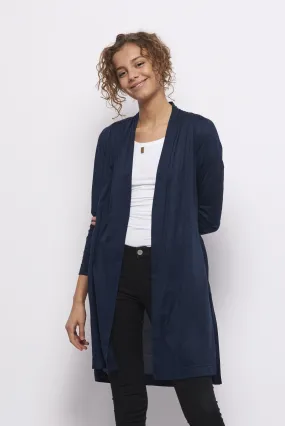 Froks Wrap Jersey Cardigan / Navy