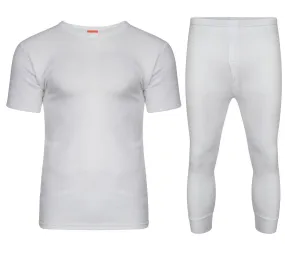 FULL SET WHITE WITH SHORT SLEEVE T-SHIRT
