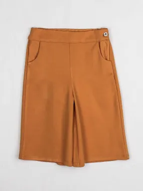 Girls Mustard Regular Culottes 12790