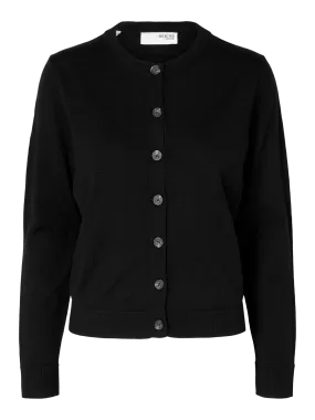 Hella Ls Knit Cardigan - Black