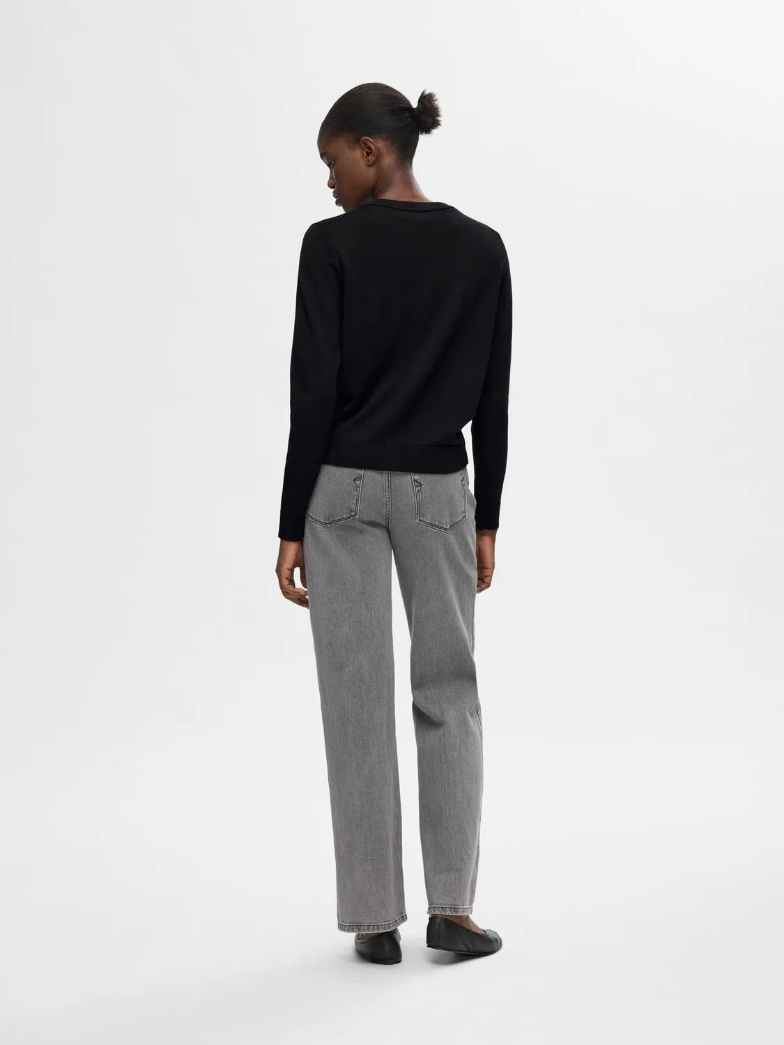 Hella Ls Knit Cardigan - Black