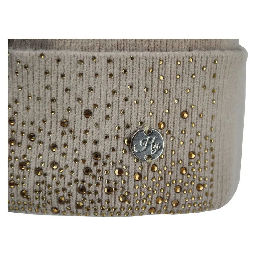 Hy Equestrian Alaska Diamante Bobble Hat