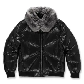Jordan Craig-Men’s Nylon Puffer Jacket-Black-91399