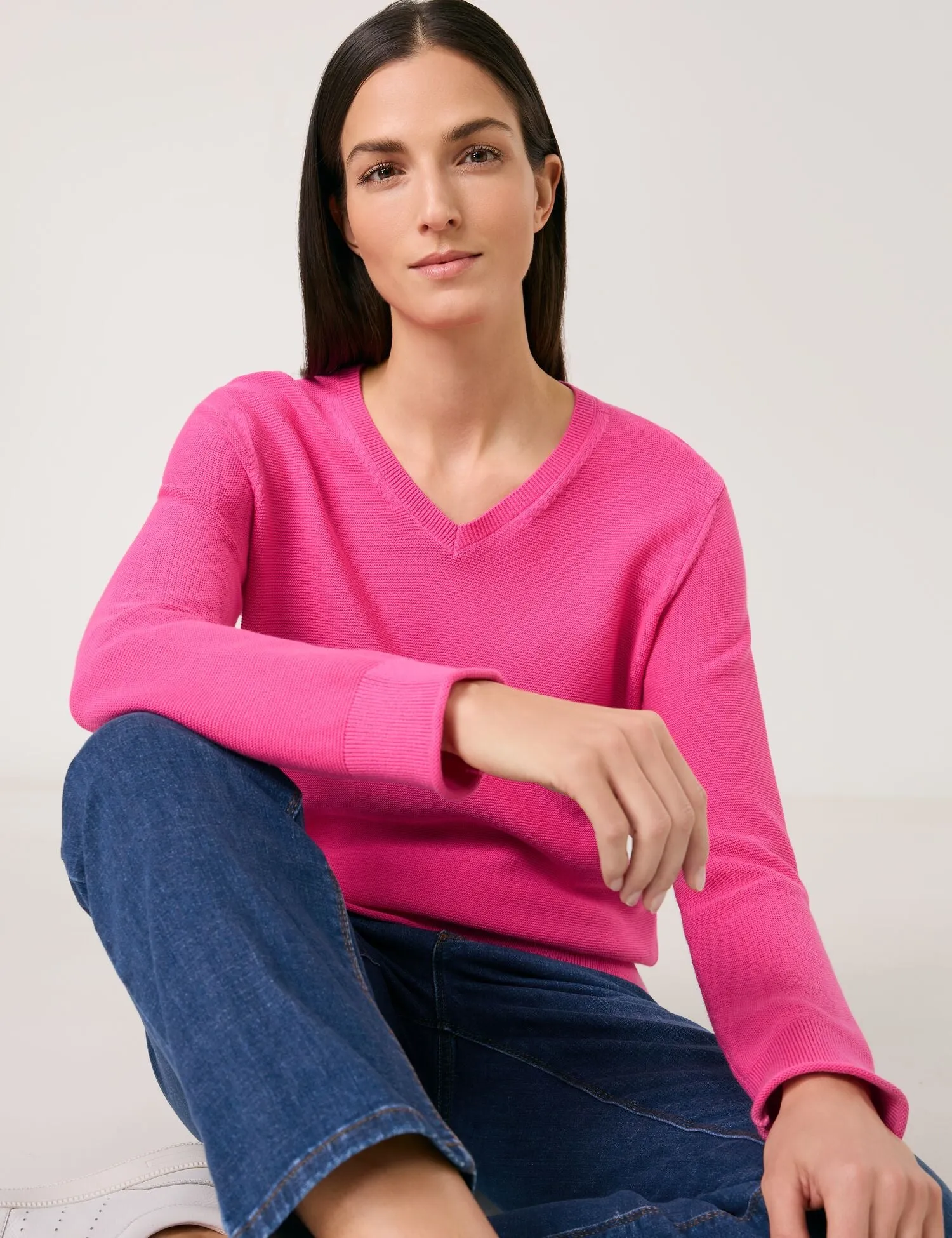 Jumper with long sleeves