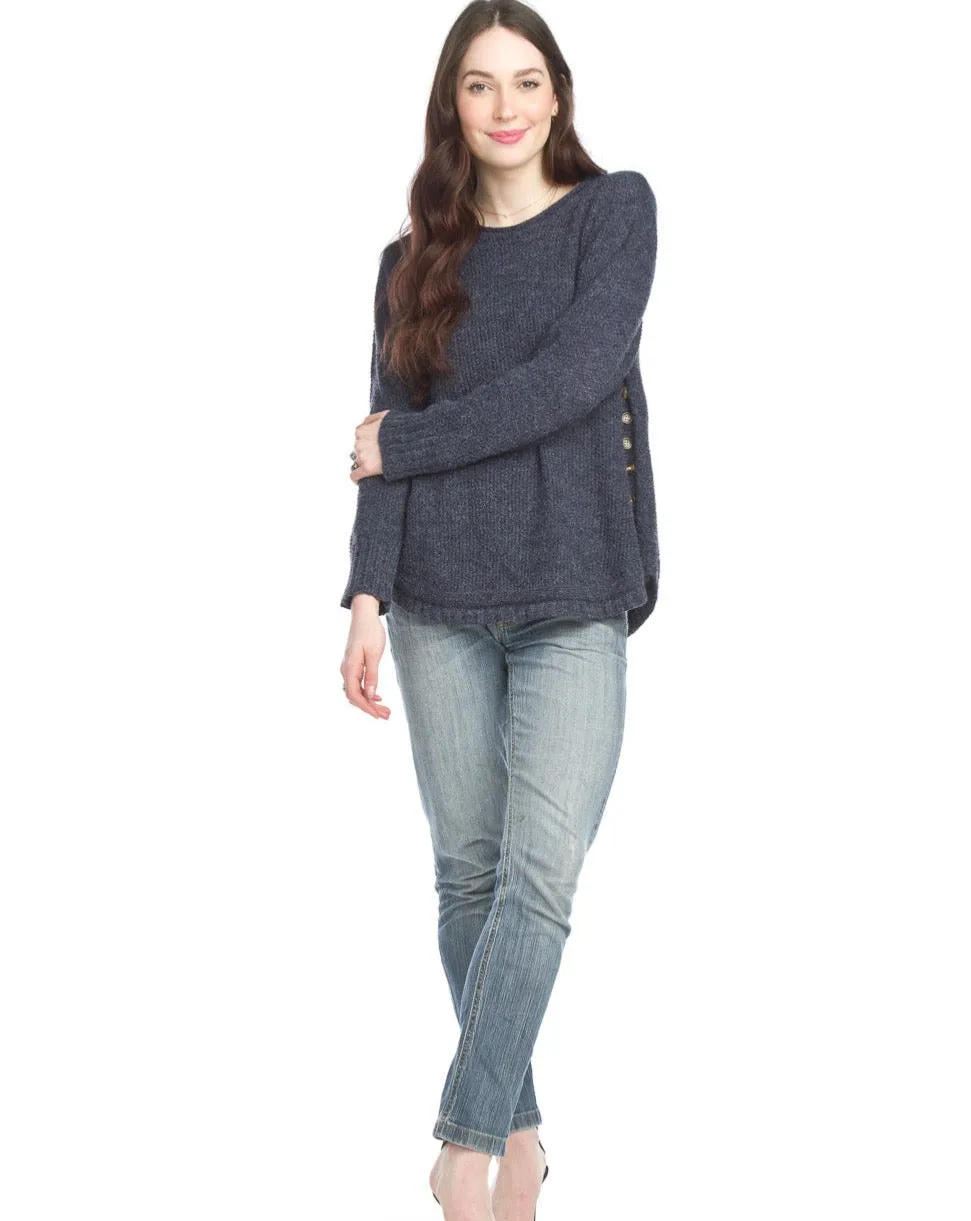 Knit Shirt Hem Sweater