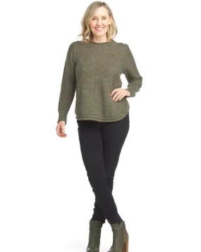 Knit Shirt Hem Sweater