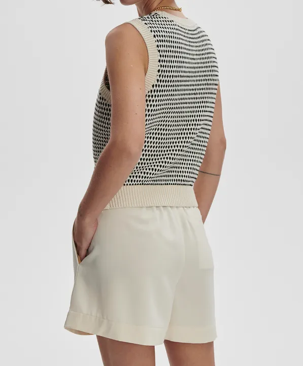 Knowles Textured Knit Vest