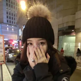 Korean Beanie with Pompon