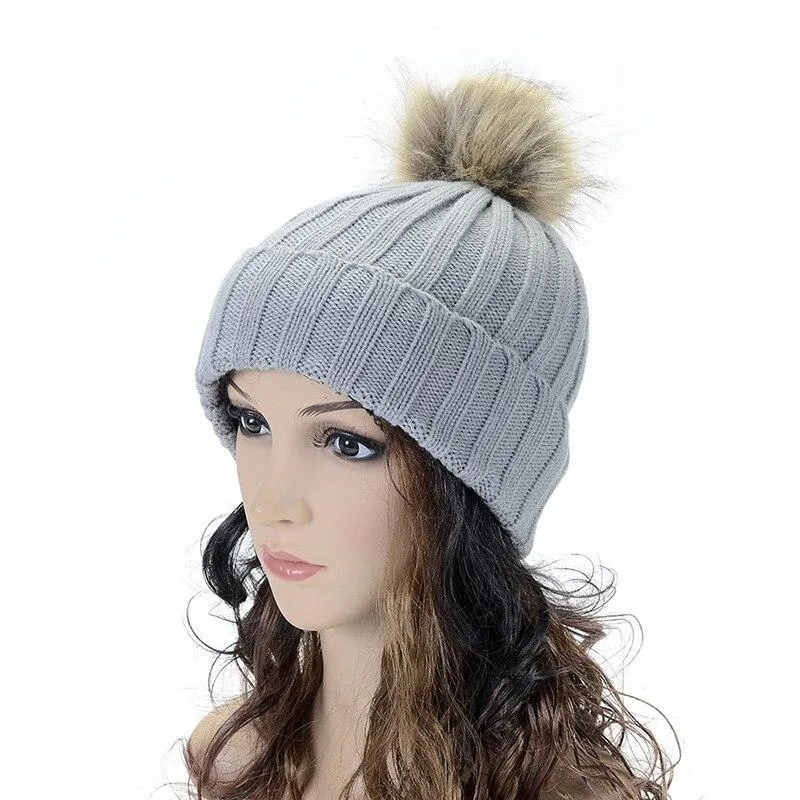 Korean Beanie with Pompon