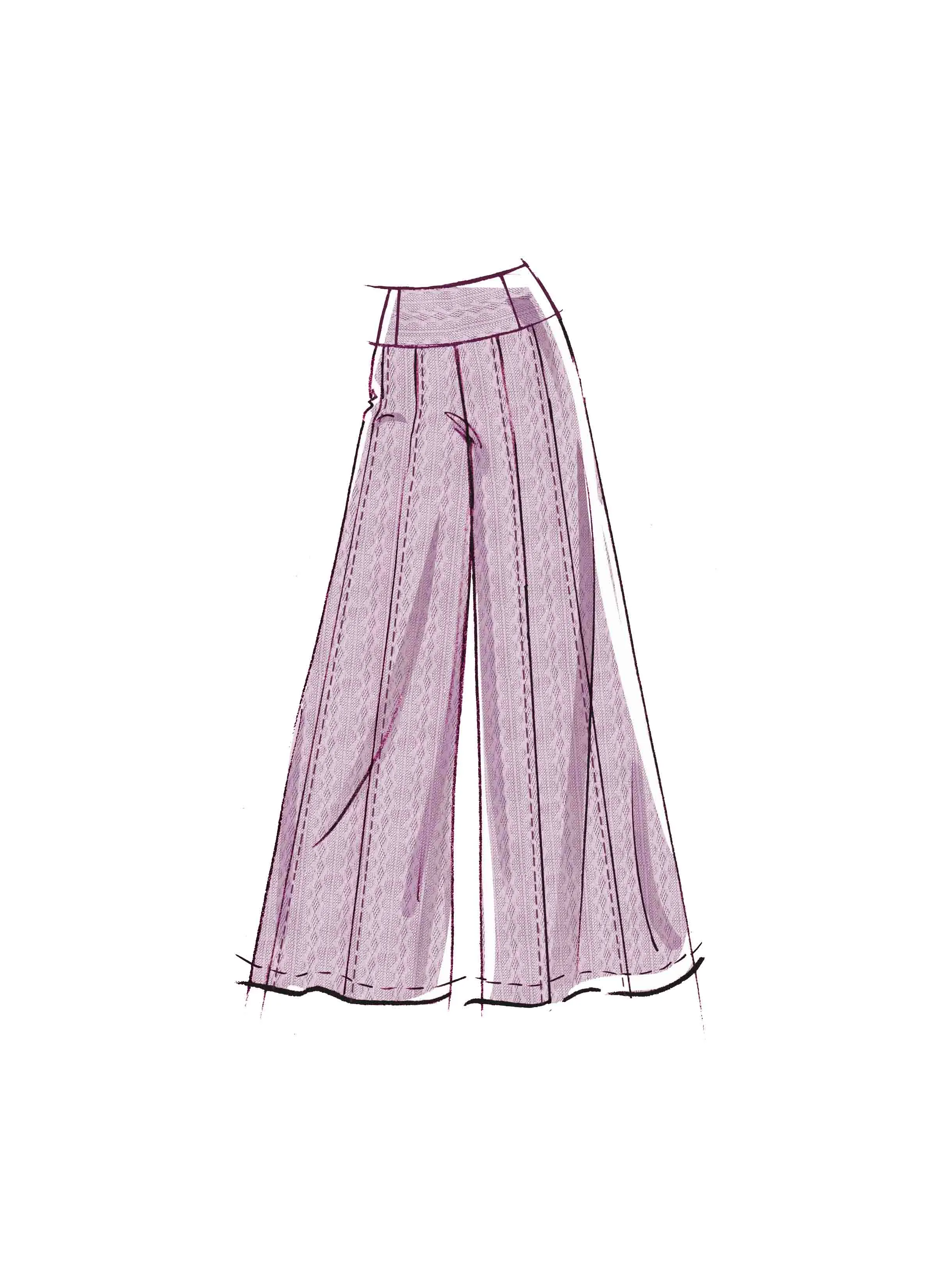 McCall's Sewing Pattern 8456 Knit Top, Shorts and Pants