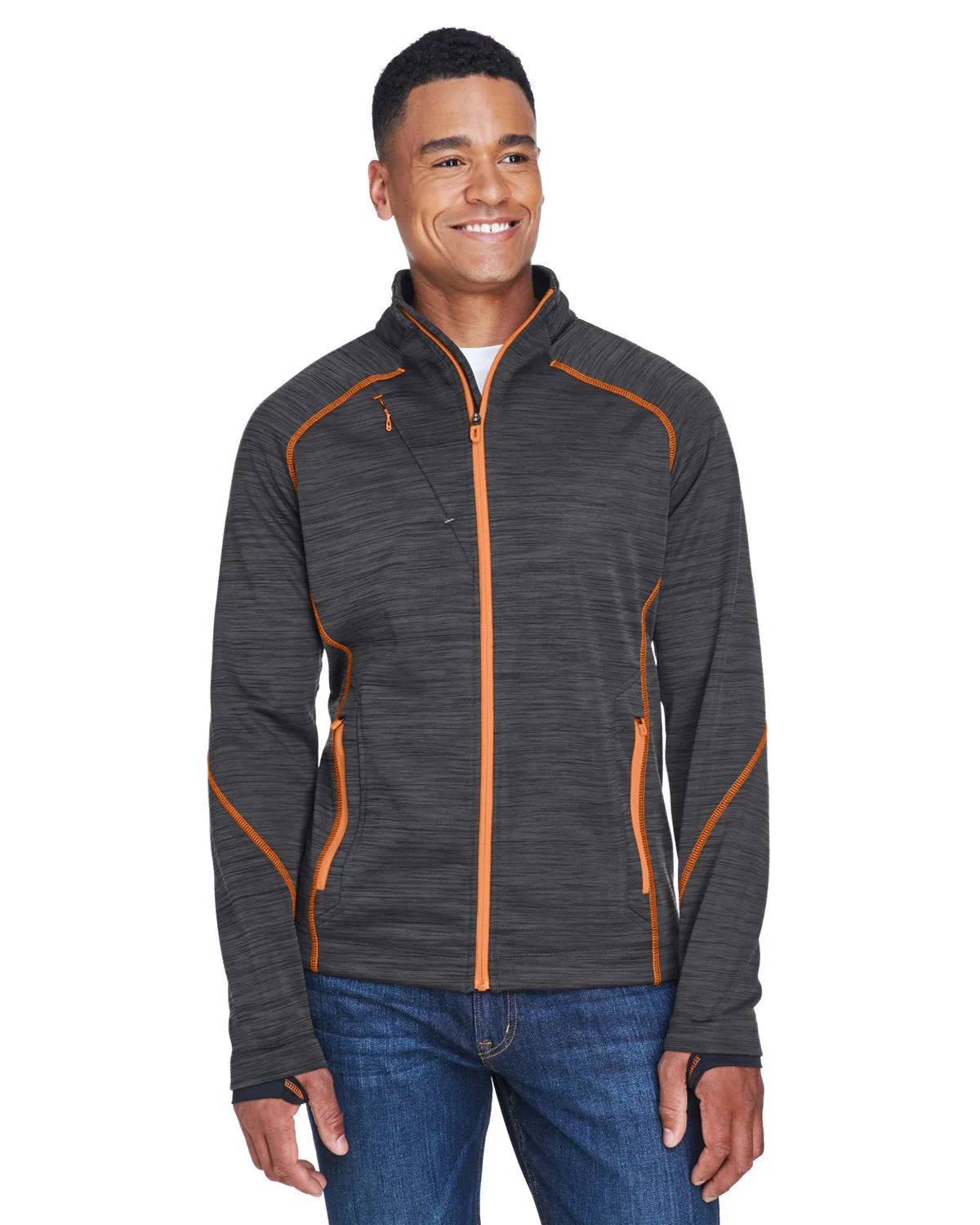 Men's Flux Mélange Bonded Fleece Jacket-88697
