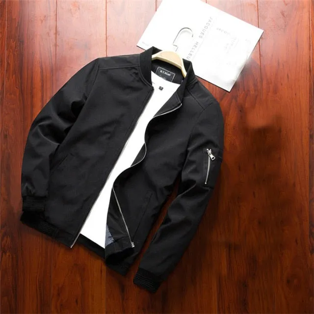 Men's Sleek Bomber Jacket
