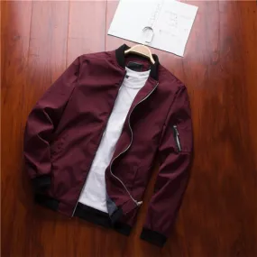Men's Sleek Bomber Jacket