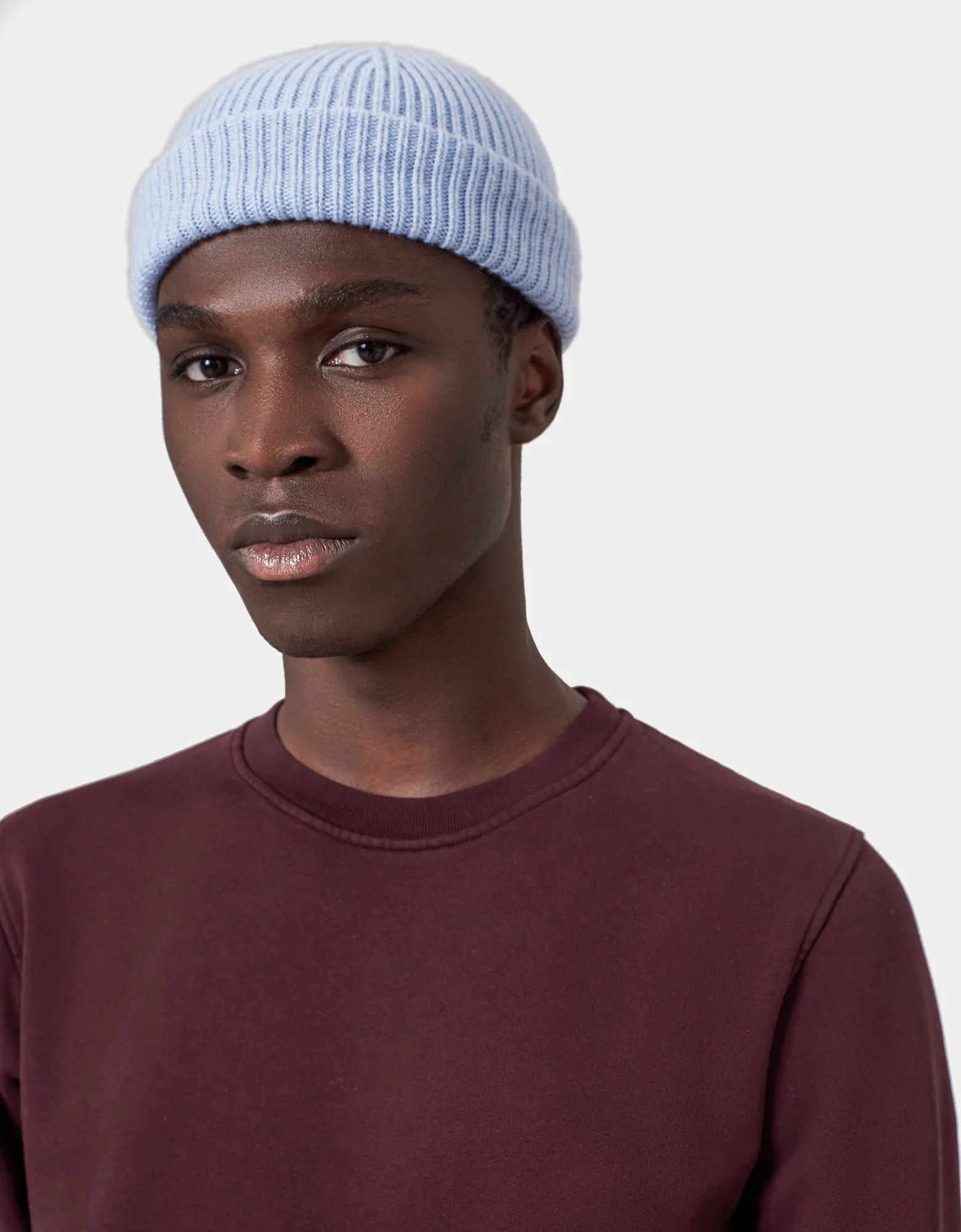 Merino Wool Beanie - Sandstone Orange