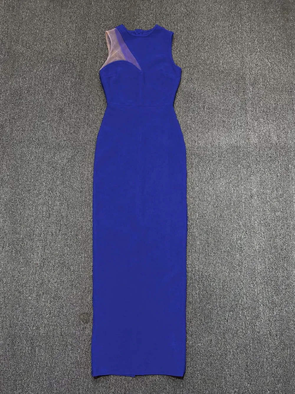 Mesh Sleeveless Bandage Dress